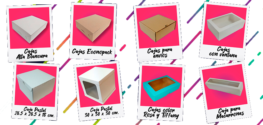 Empaques y cajas para producto Las mejores cajas para pastel, cupcakes, macarrones y empaques para más productos en Monterrey
